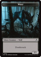 Wolf (0009) // Wolf (0018) Double-Sided Token - Foil